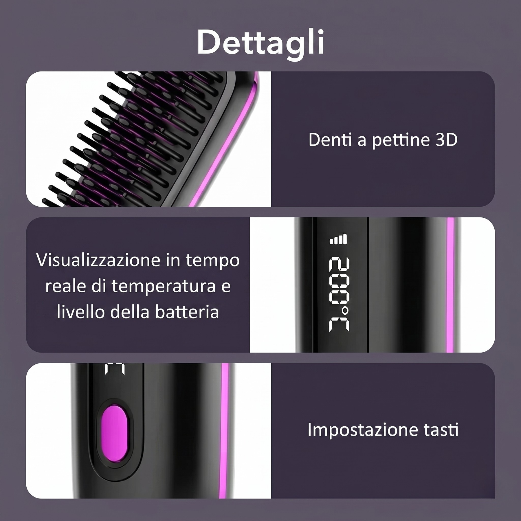 Zegla Control Pro™ - Spazzola styling per capelli corti